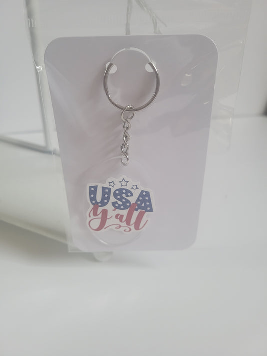 USA Y'ALL - Keychain