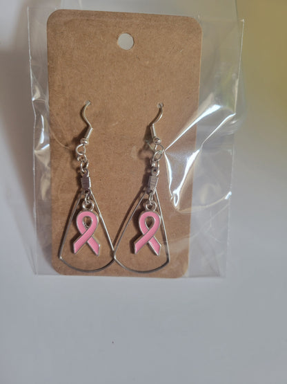 Breast Cancer Awareness Earrings