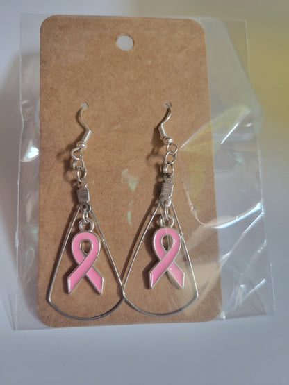 Breast Cancer Awareness Earrings