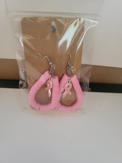 Breast Cancer Awareness Earrings