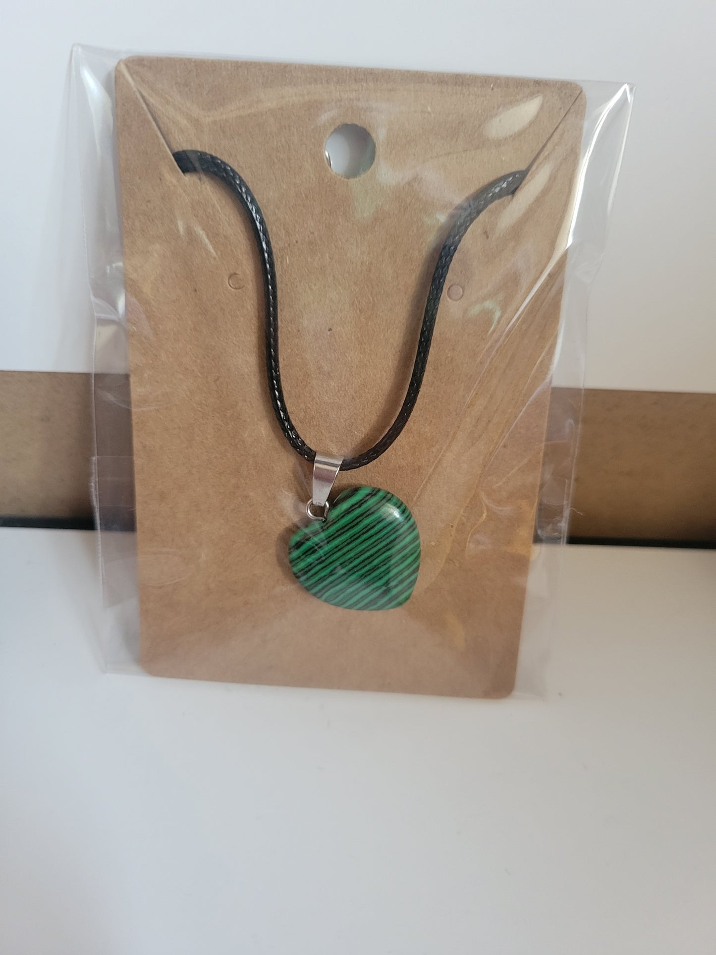 Heart Shape Gem - Necklace