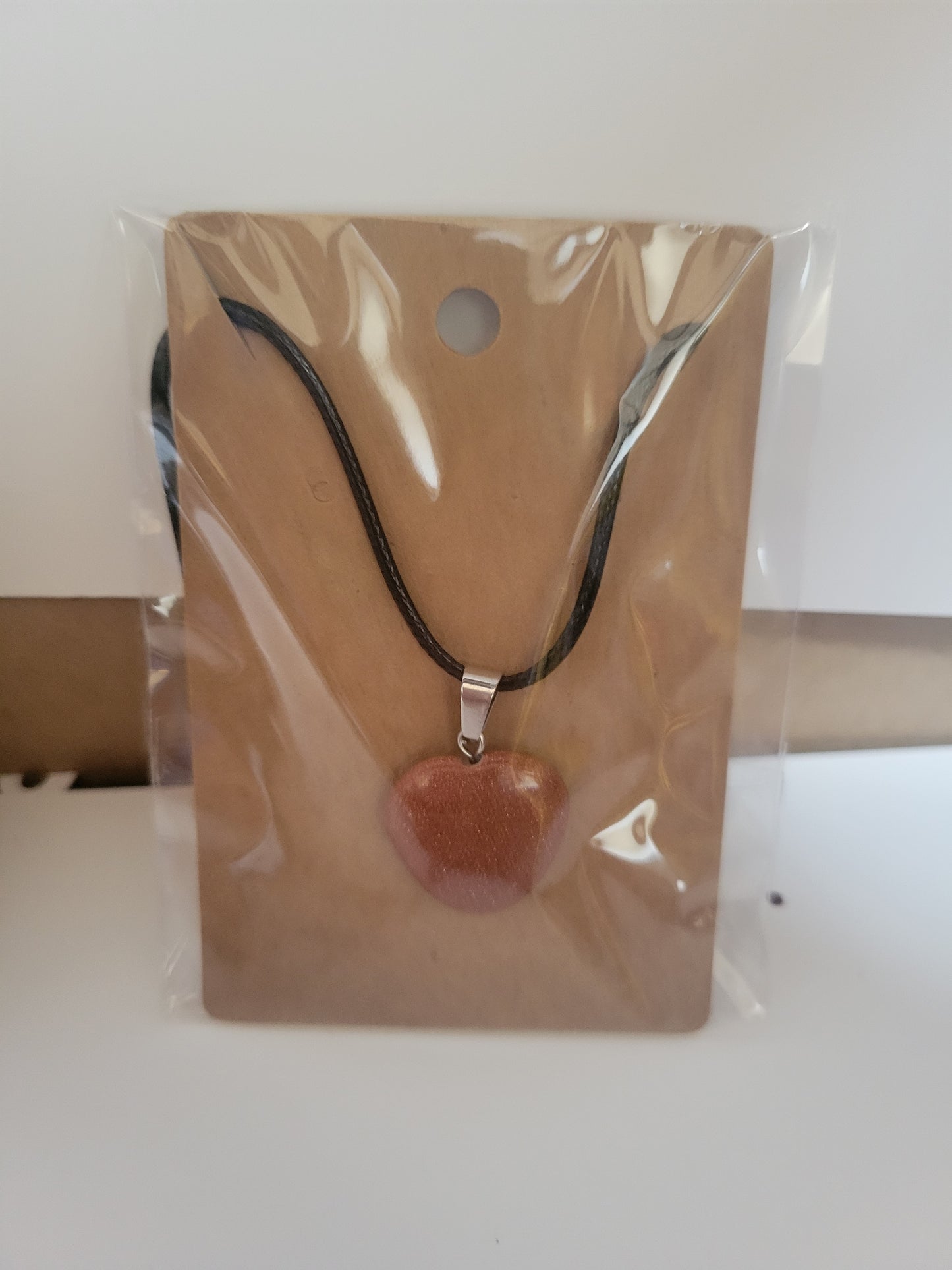 Heart Shape Gem - Necklace