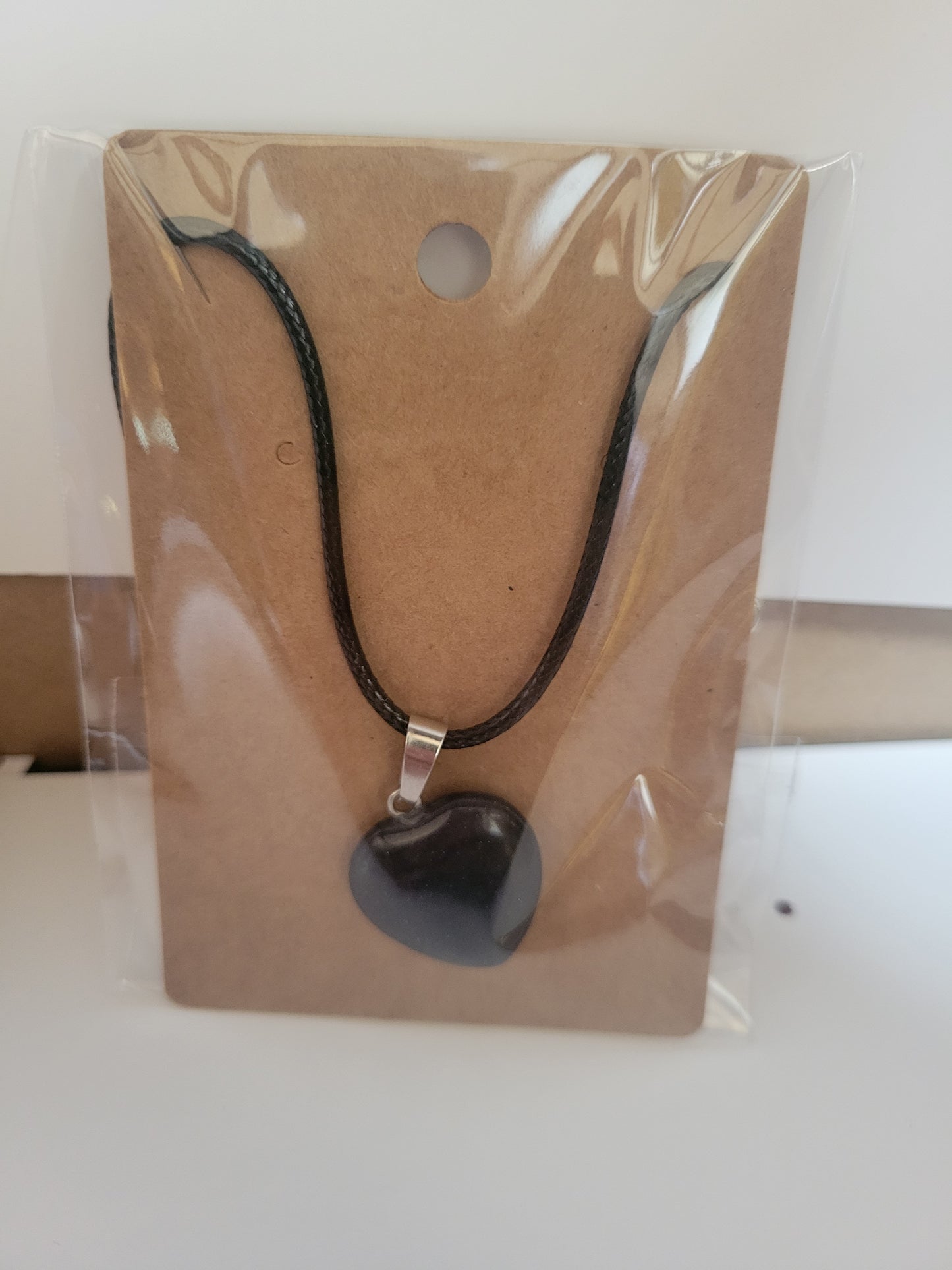 Heart Shape Gem - Necklace