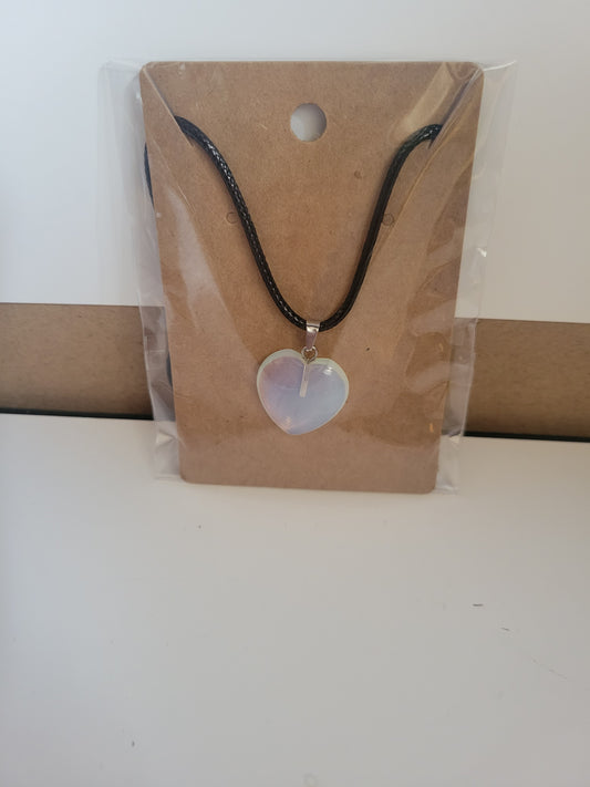 Heart Shape Gem - Necklace