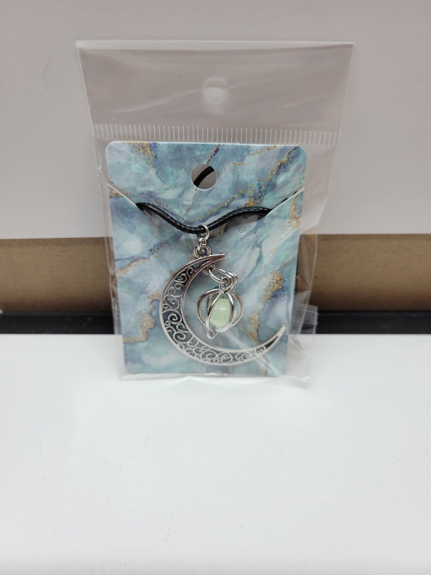 Moon Glow In The Dark - Necklace