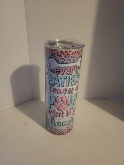 Every Patient Leaves a Paw Print - Tumbler