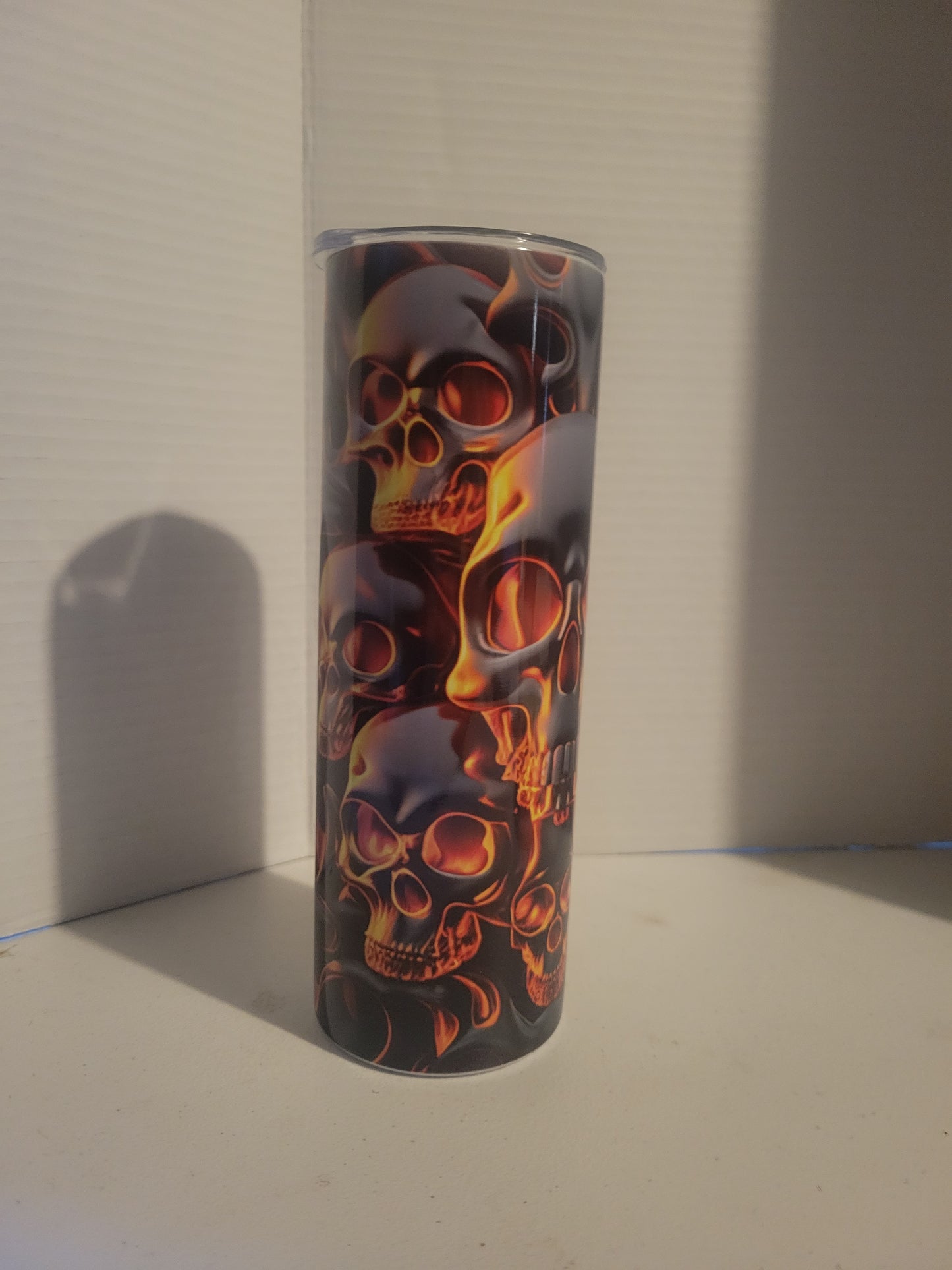 Fire & Skulls - Tumbler