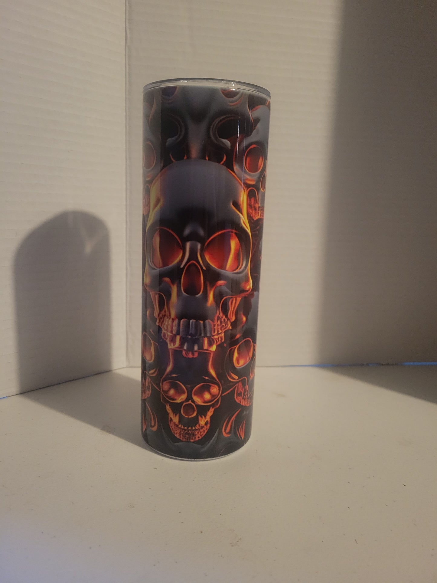 Fire & Skulls - Tumbler