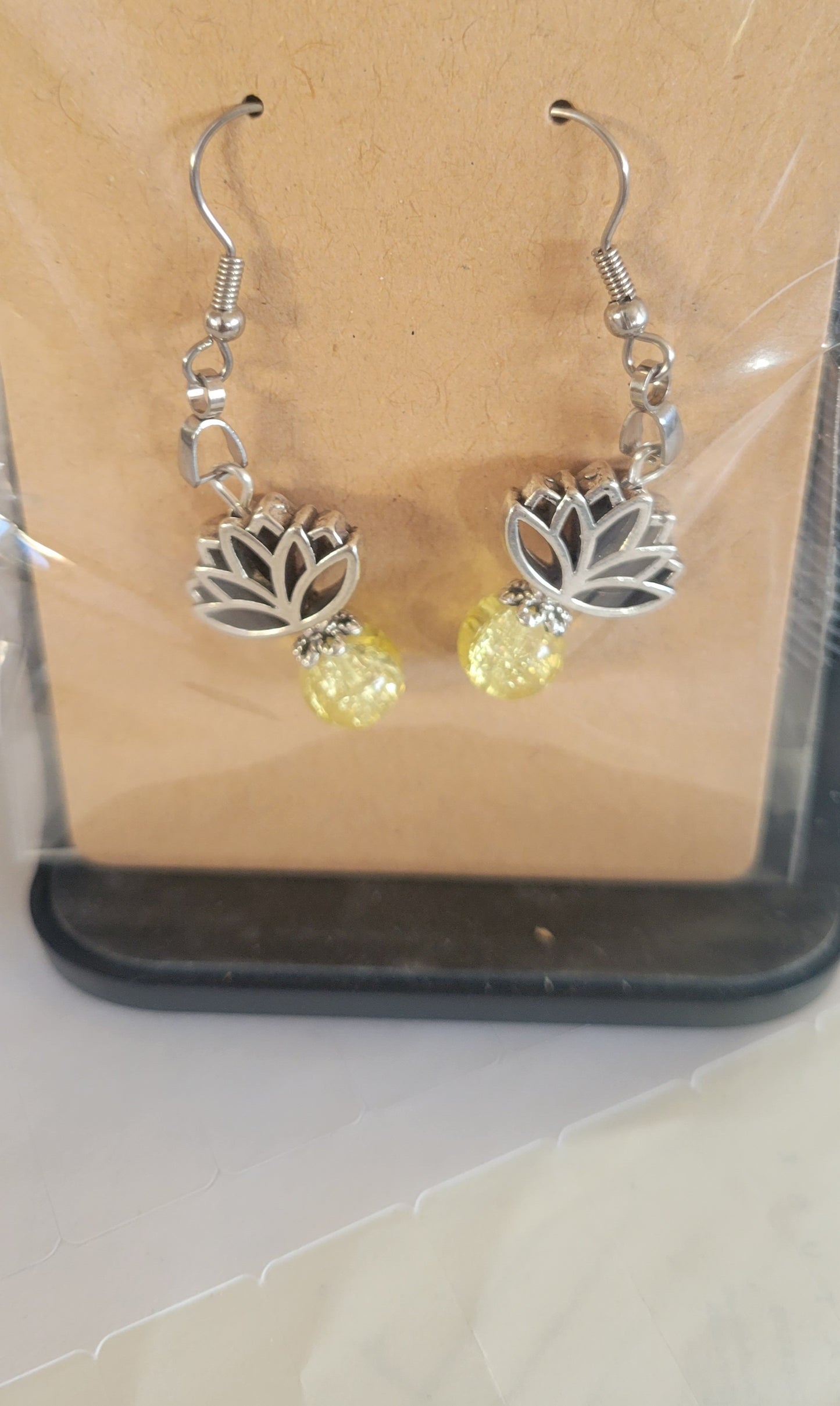 Lotus Earrings