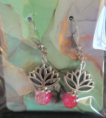 Lotus Earrings