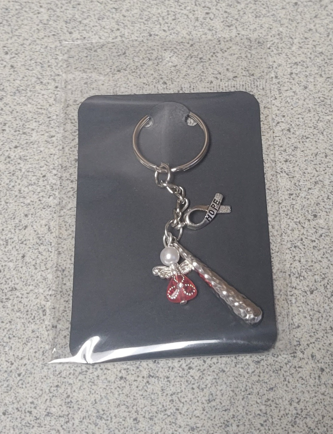 Hope angel keychain