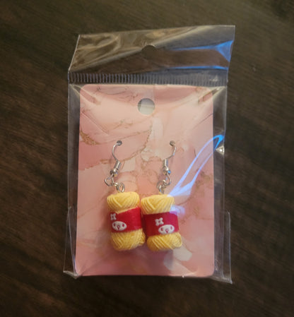 Yarn Earrings