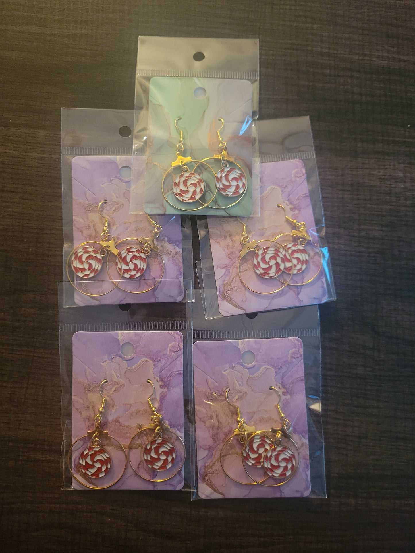 Christmas Candy Earrings