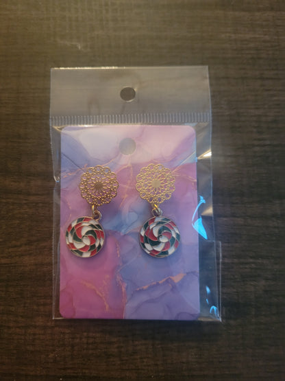 Christmas Candy Earrings