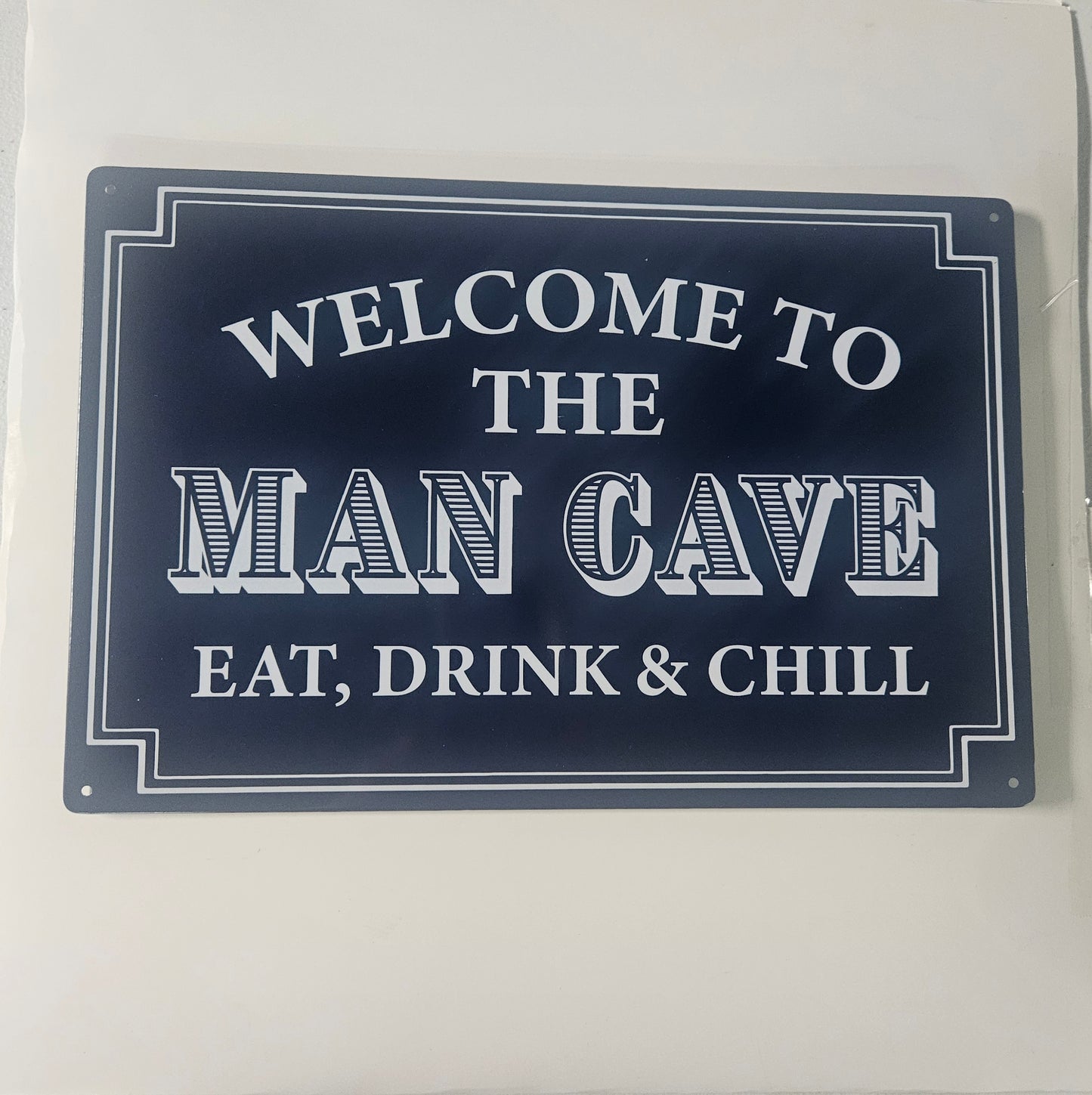 Man cave signs.