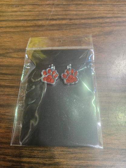 Puppy paws earrings