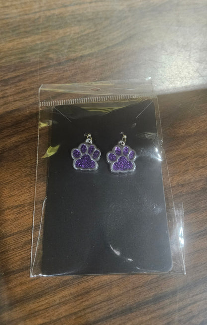 Puppy paws earrings