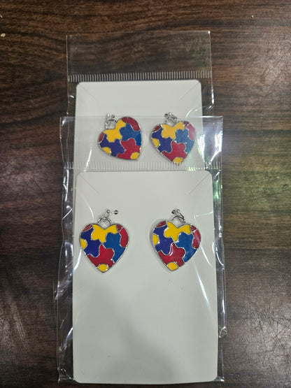 Autism awareness-Earrings