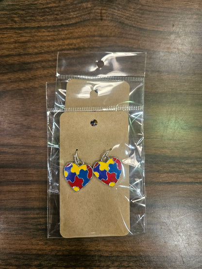 Autism awareness-Earrings