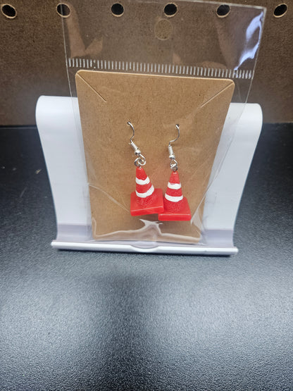 Safety cones - earrings