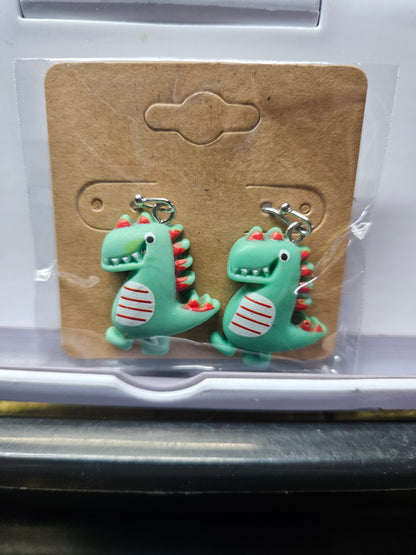 Dinosaur Earrings