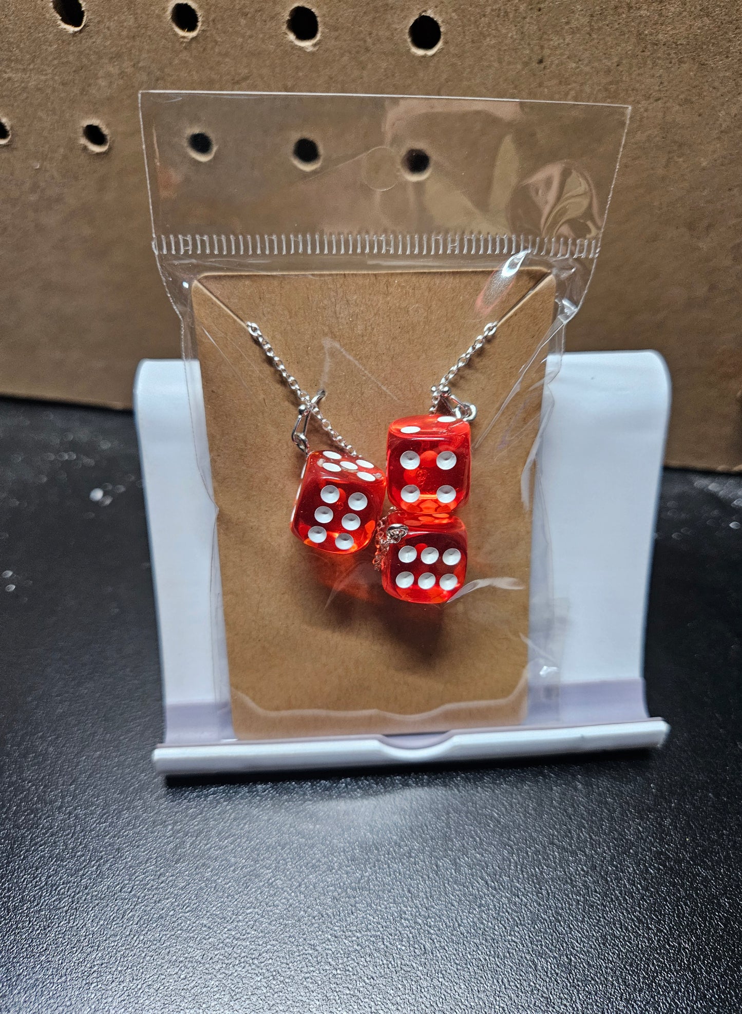 Dice Earring & Necklets Set