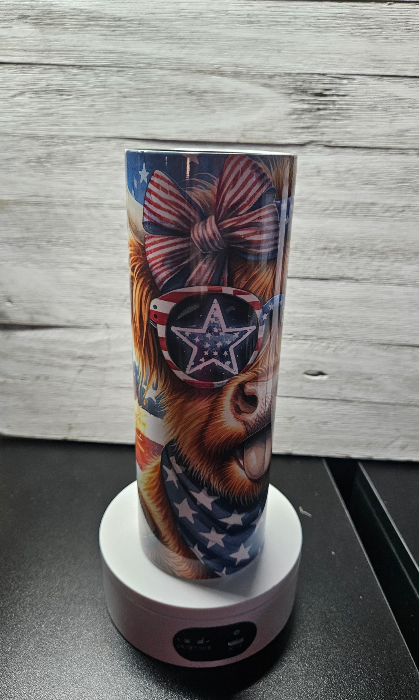 20oz tumbler- mini cow