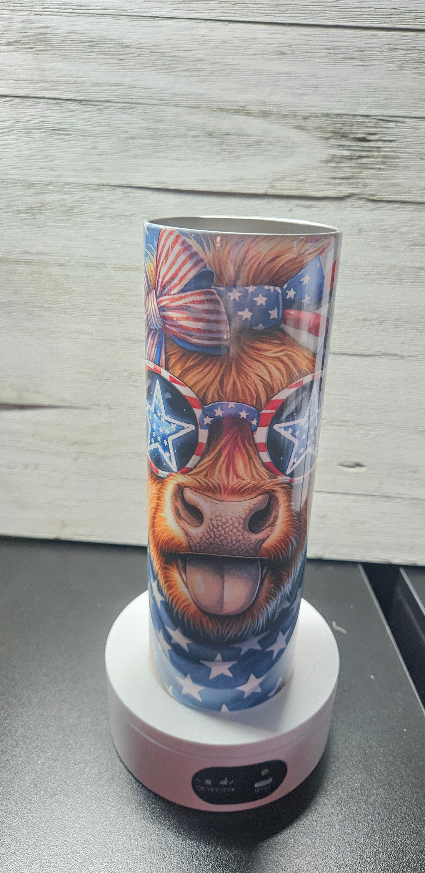 20oz tumbler- mini cow