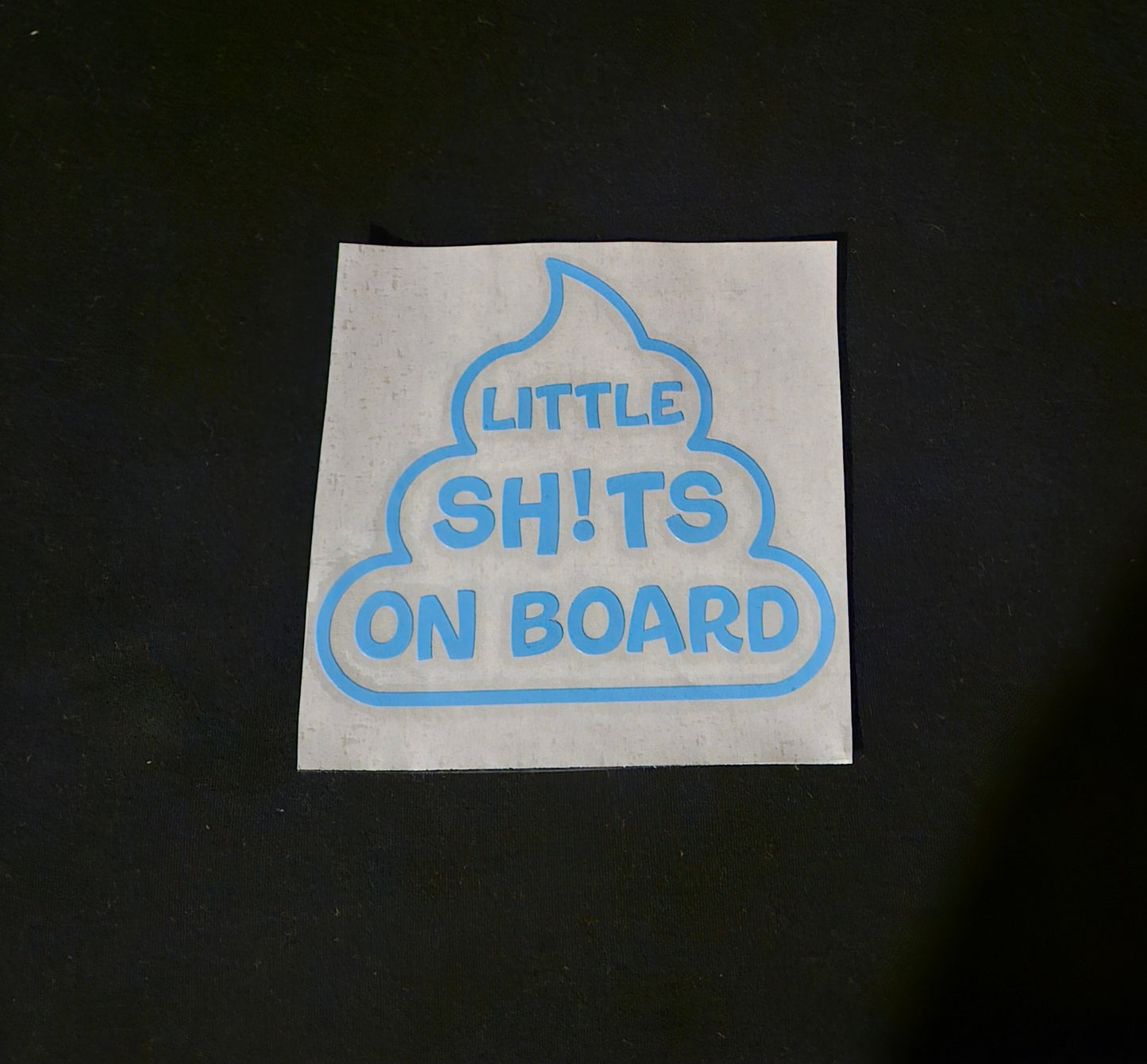 Little Shits on Board - Window Decals